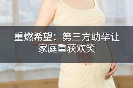 重燃希望：第三方助孕让家庭重获欢笑